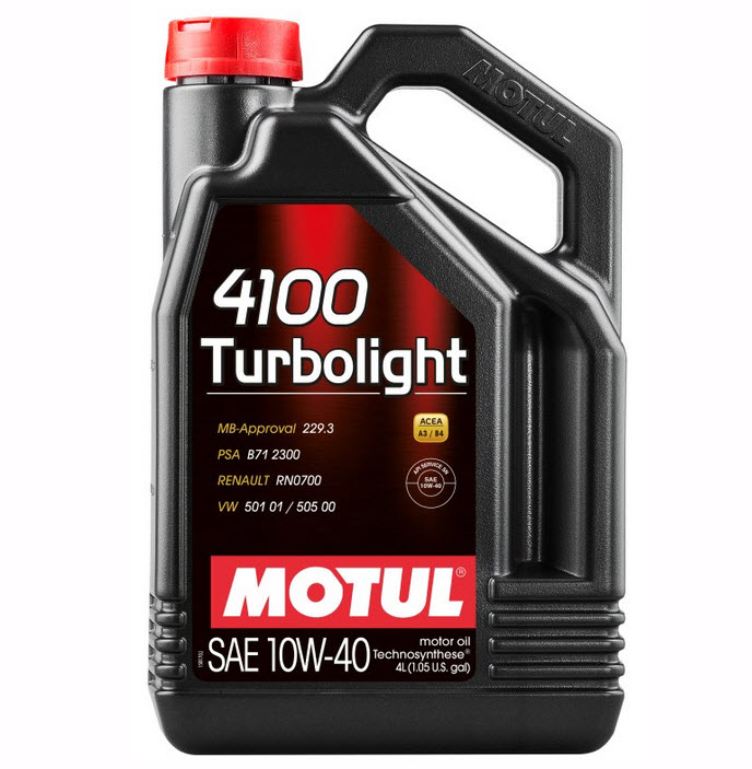 Olej, 4100 TURBOLIGHT 10W40 109462 MOTUL